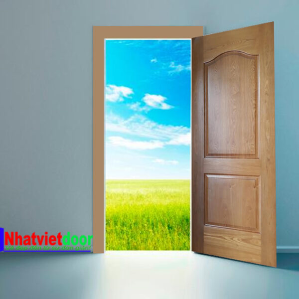 Cửa gỗ công nghiệp HDF Veneer mẫu 2A-Ash