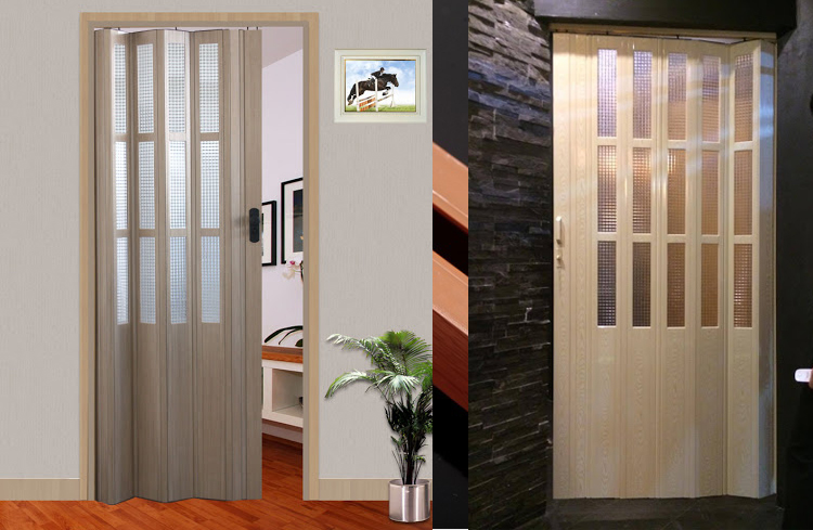 Mẫu cửa nhựa xếp giá rẻ mã số 001