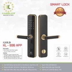 Khóa điện tử Kassler KL-696 Gold