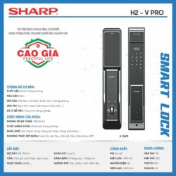Khóa điện tử Sharp H2 - V Pro