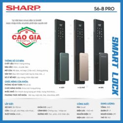 Khóa điện tử Sharp S6-B Pro