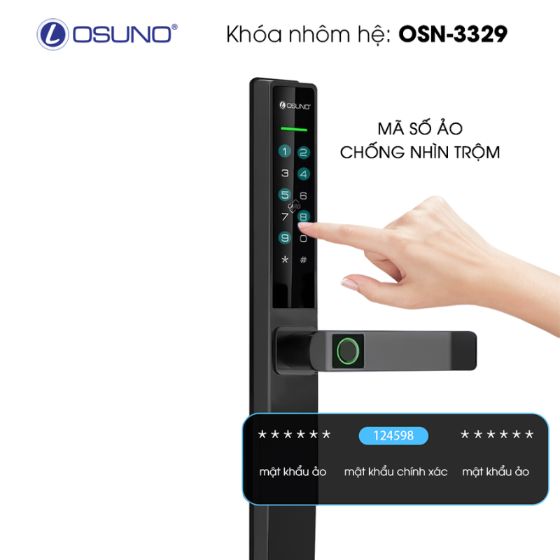  khóa điện tử OSUNO 3329 