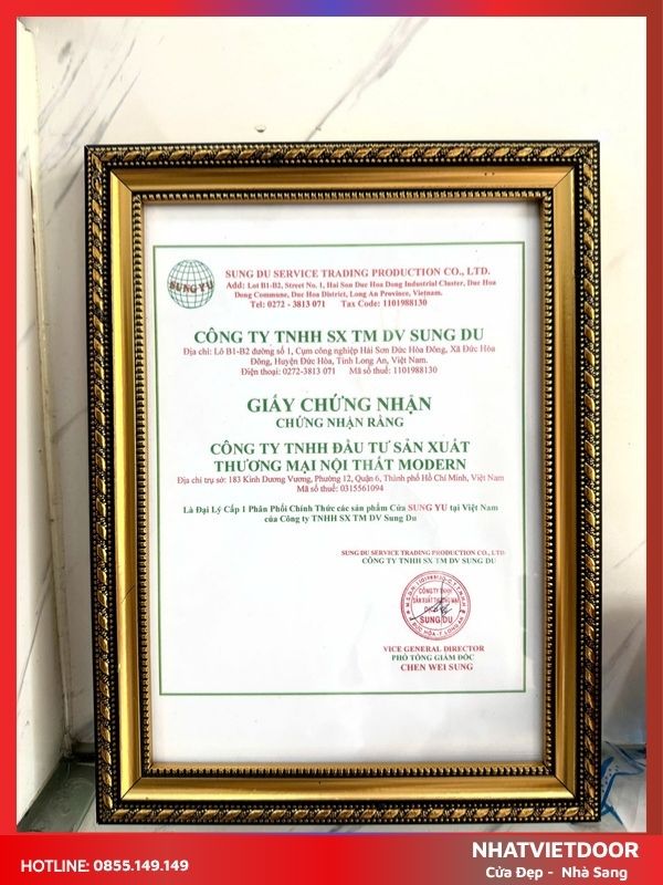 Báo giá cửa nhựa gỗ sungyu