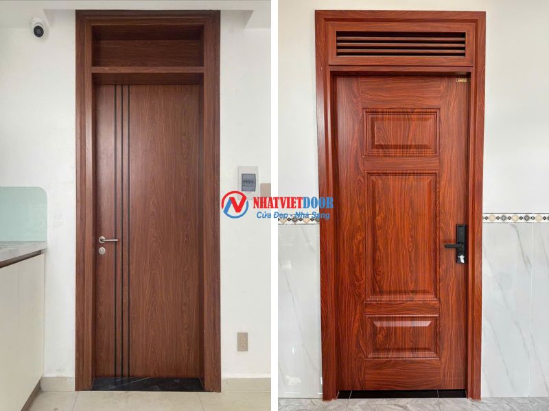 Cửa thép vân gỗ