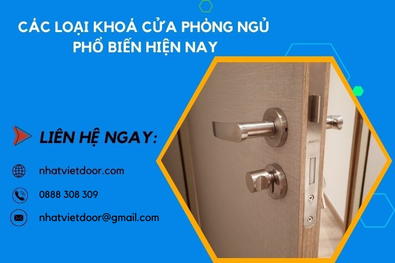 Các loại khoá cửa phòng ngủ phổ biến