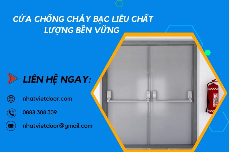 cửa chống cháy Bạc Liêu
