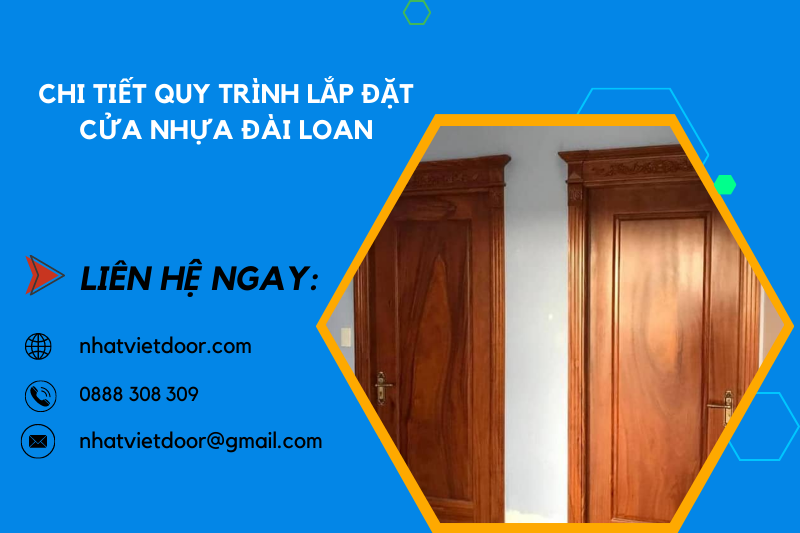 lắp đặt cửa nhựa đài loan